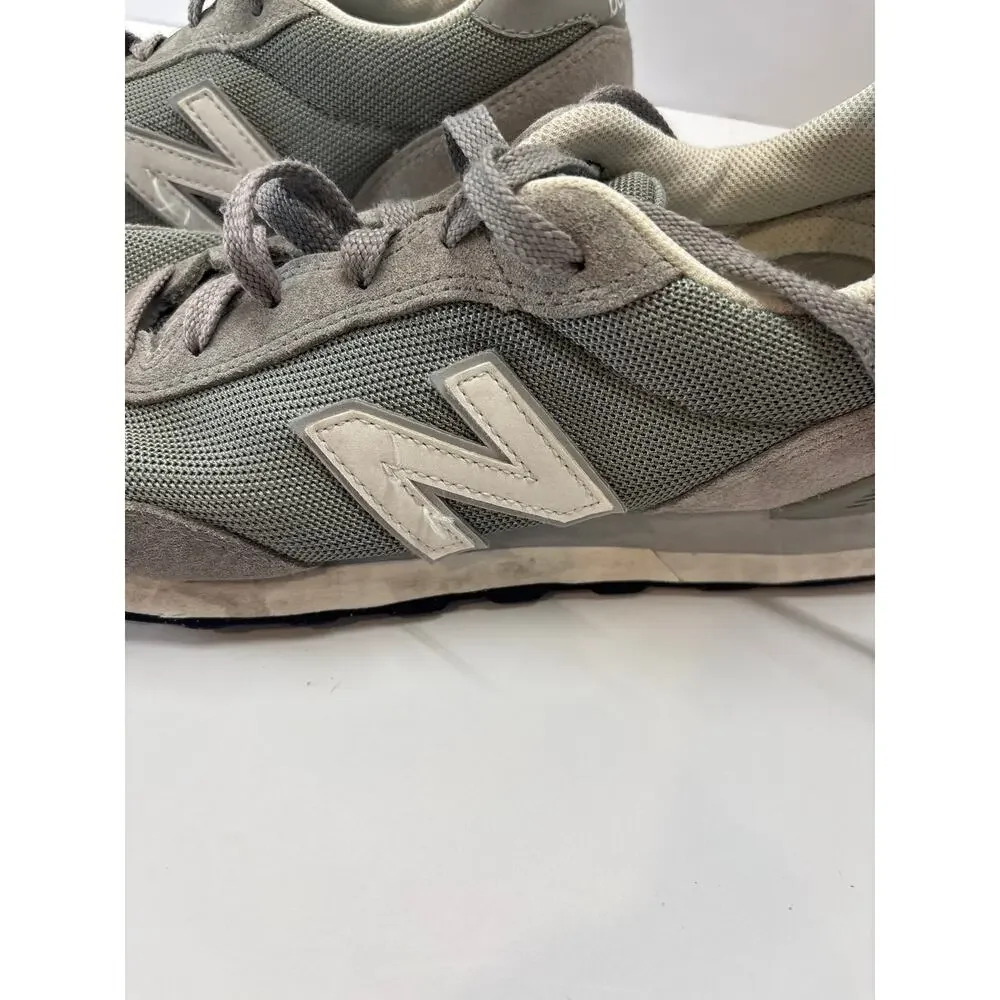 New Balance 515 Men’s Size 10.5 Gray Suede Mesh Sneakers No Insoles